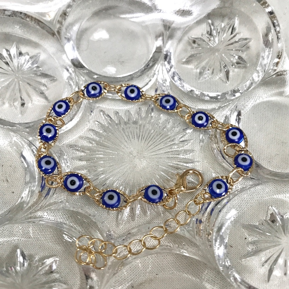 🌻🌻3/$15 Evil Eye 🧿 Protection Dainty Bracelet NEW🌻 - Picture 3 of 3